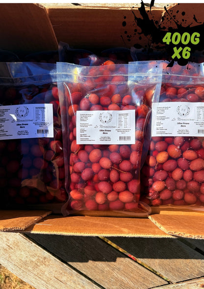 6 Bustine di Olive Normiciane Nere Le Olive Normiciane